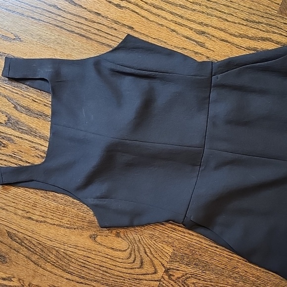 Wilfred Black Jumpsuit From Aritzia with Wide-Leg and Tie Back - Picture 5 of 10
